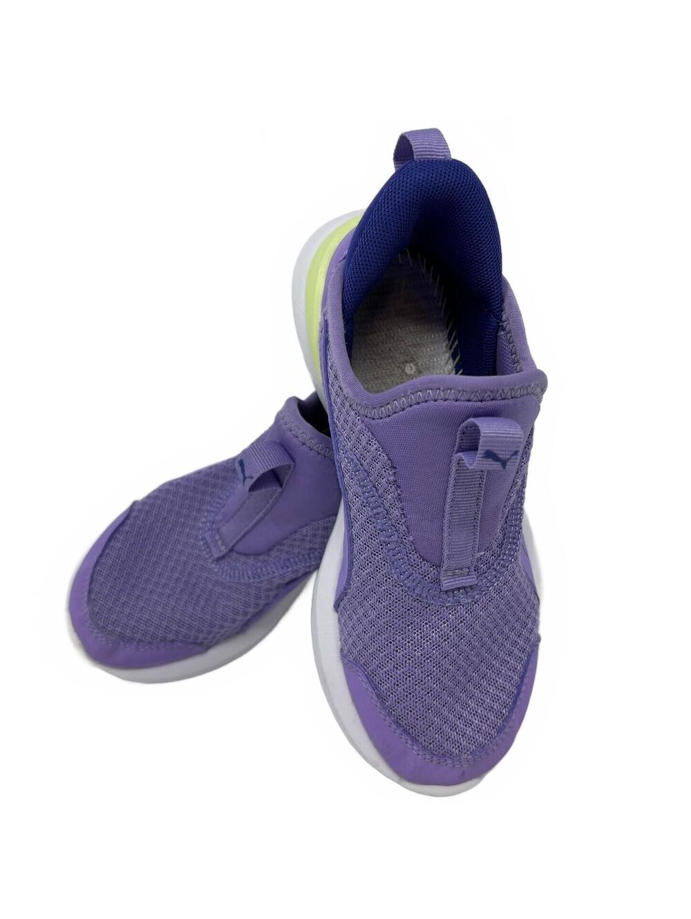 PUMA Girls Kruz Profoam Sliptech Lavender Slip On Sneakers Size 13